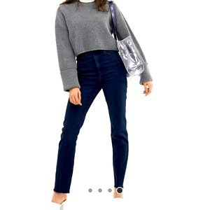 ASOS DESIGN tall recycled farleigh high waited slim mom jeans front seam detail